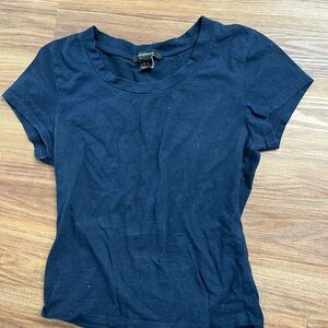 Ambiance Navy Blue Short Sleeve Tee